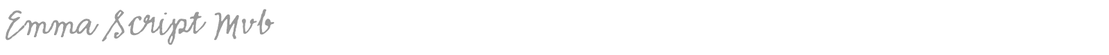 Emma Script Mvb font preview